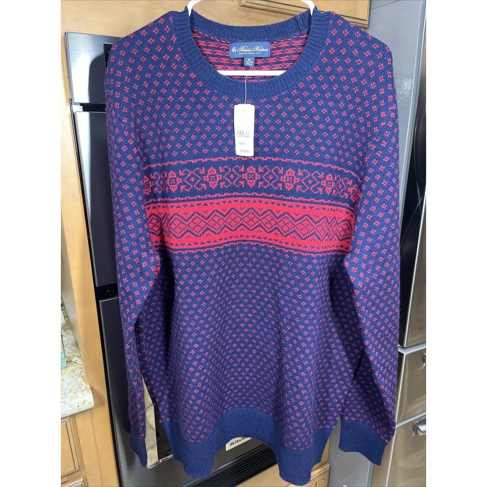 Brooks Brothers Merino Wool‎ Sweater Sz XL  $178